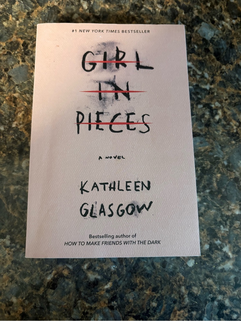 Girl in Pieces by Kathleen Glasgow - Pink Paperback Novel